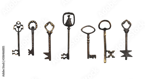 Collection of retro keys