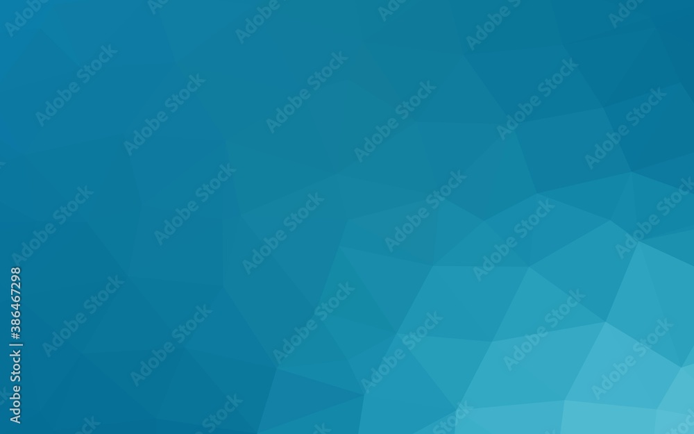 Light BLUE vector low poly cover. Light BLUE vector low poly cover.