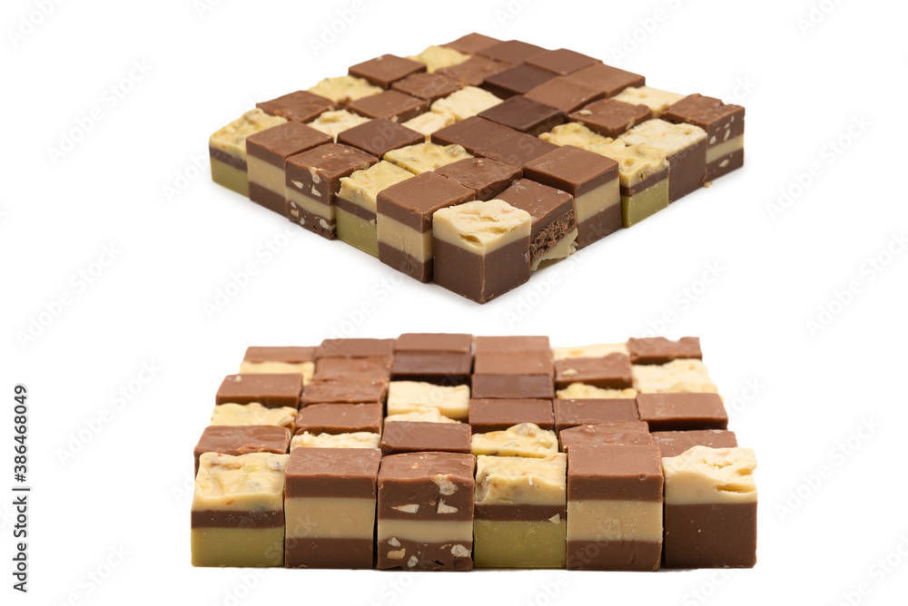 Chocolate candy isolated on white background. Chocolate candy isolated on white background.