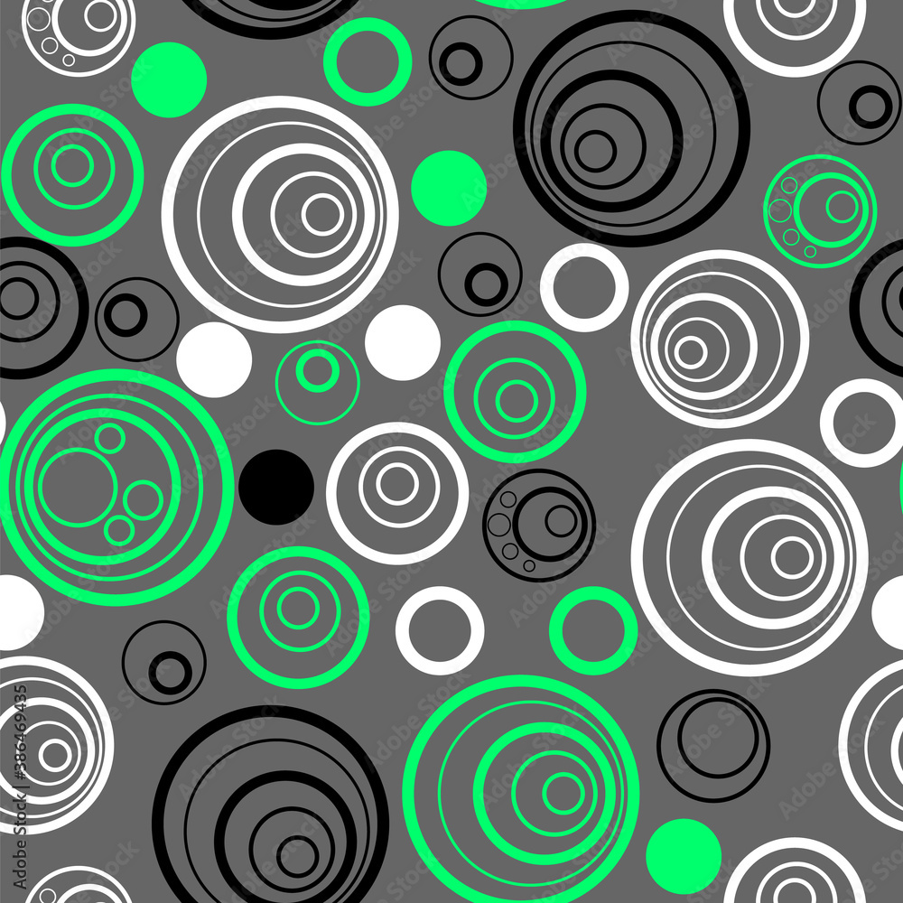 Circles pattern. Geometric seamless background. Vector illustration. Circles pattern. Geometric seamless background. Vector illustration.