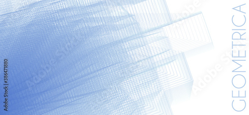 Light blue background with thin geometric texture. Subtle vector grasphics