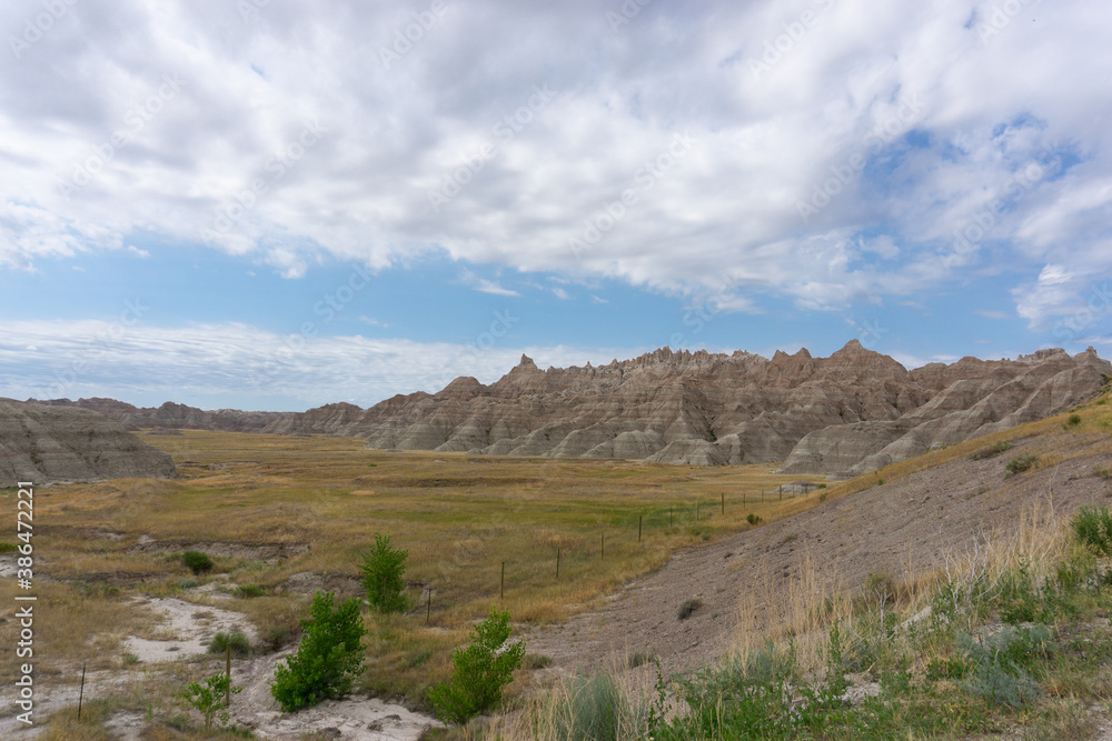 Badlands Sunny summer day South Dakota Badlands Sunny summer day South Dakota
