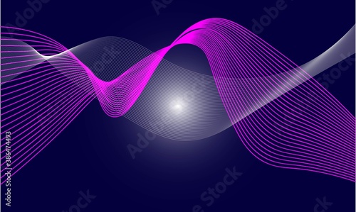 abstract background with wave