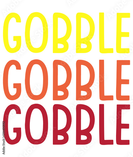 thanksgiving day gobble gobble gobble tshirt