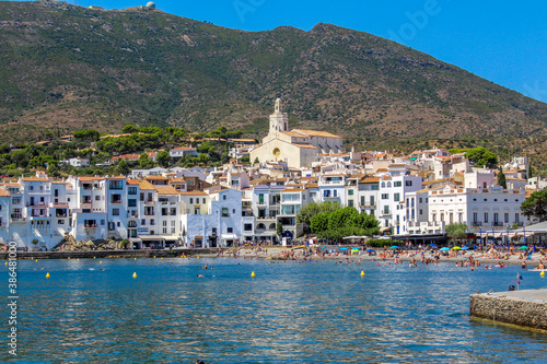 Main view of Cadaqués, Costa Brava, Girona, Cataluña, Spain photo