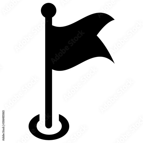 
Flag showing milestone icon
