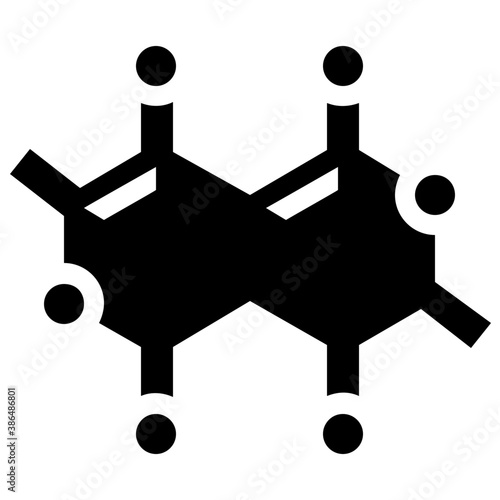 
Molecular structure chemical atom icon graphic 
