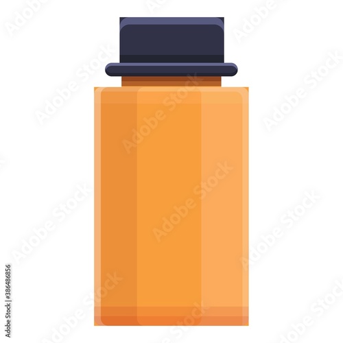 Athlete bottle icon. Cartoon of athlete bottle vector icon for web design isolated on white background