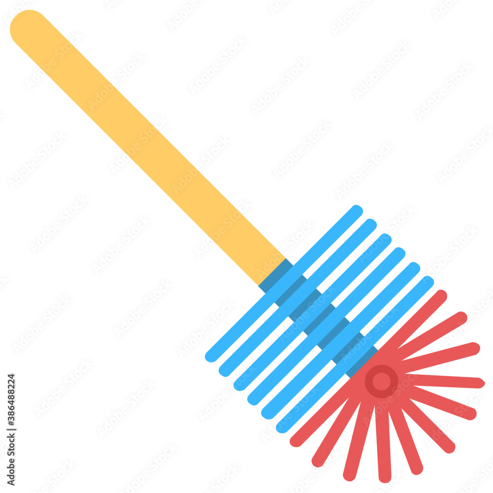 Brush with thick rough, sharp and ache bristles attached to a stick to showcase toilet brush graphic
Brush with thick rough, sharp and ache bristles attached to a stick to showcase toilet brush graphic