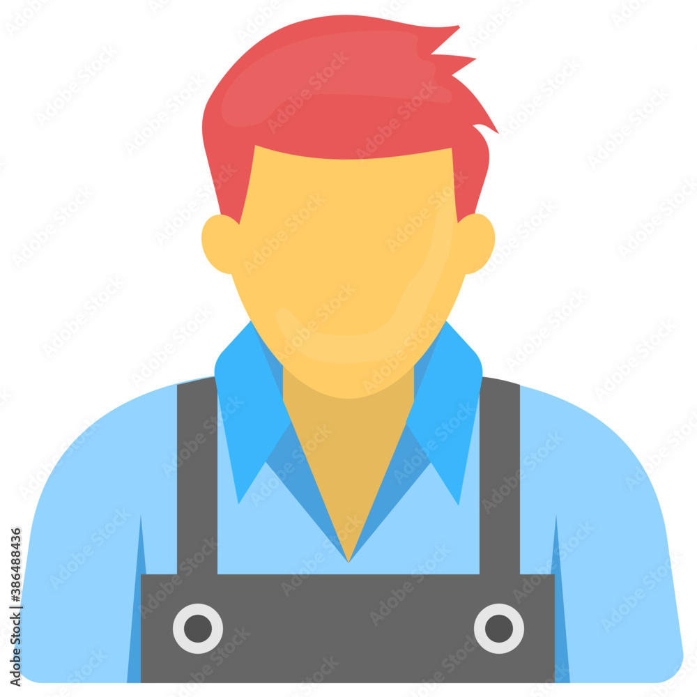 Lady avatar wearing uniform of a maid making housekeeping notion
Lady avatar wearing uniform of a maid making housekeeping notion