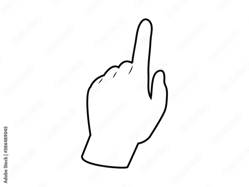 hand press icon vector illustration eps10 hand press icon vector illustration eps10