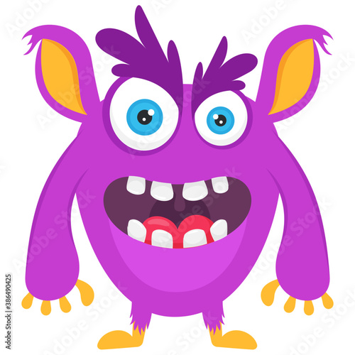 

zombie monster and big screaming mouth, argus panoptes flat icon 
