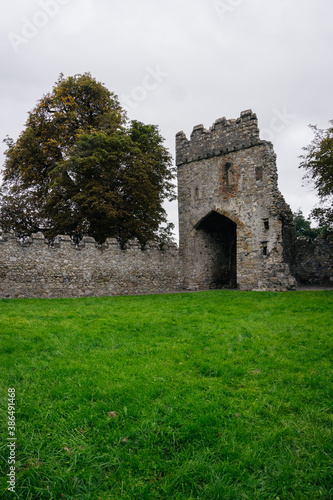 Old stone castle in Ireland photo