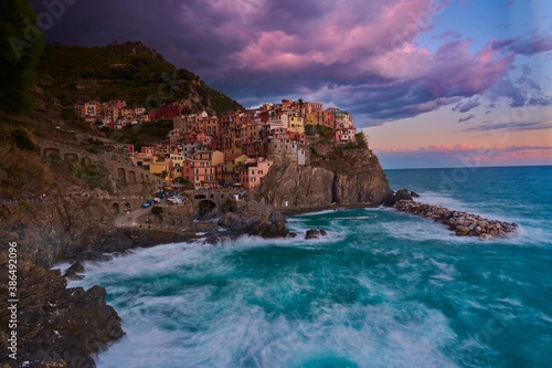 Vernazza at sunset