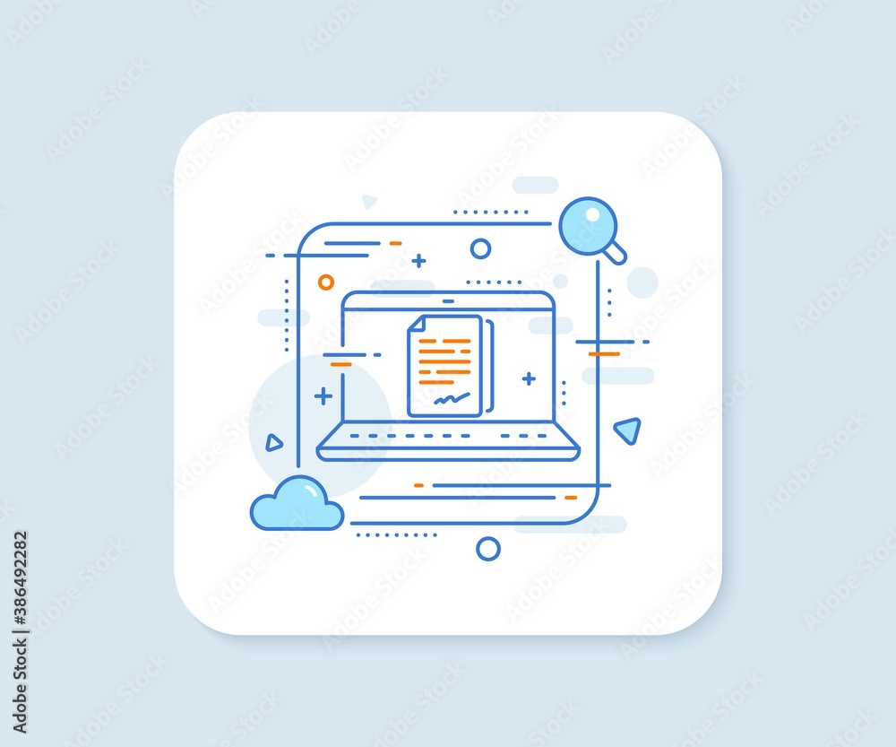 Document signature line icon. Abstract vector button. Agreement doc file sign. Office note symbol. Document signature line icon. Laptop concept badge. Vector Document signature line icon. Abstract vector button. Agreement doc file sign. Office note symbol. Document signature line icon. Laptop concept badge. Vector