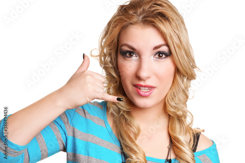 Wallpaper Mural frau möchte telefonieren Torontodigital.ca