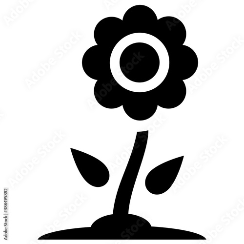 
A mud pot having growing plant inside representing pot plant 
