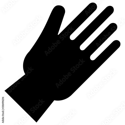 
Disposable plumber glove protecting plumbers from plumbing tasks 
