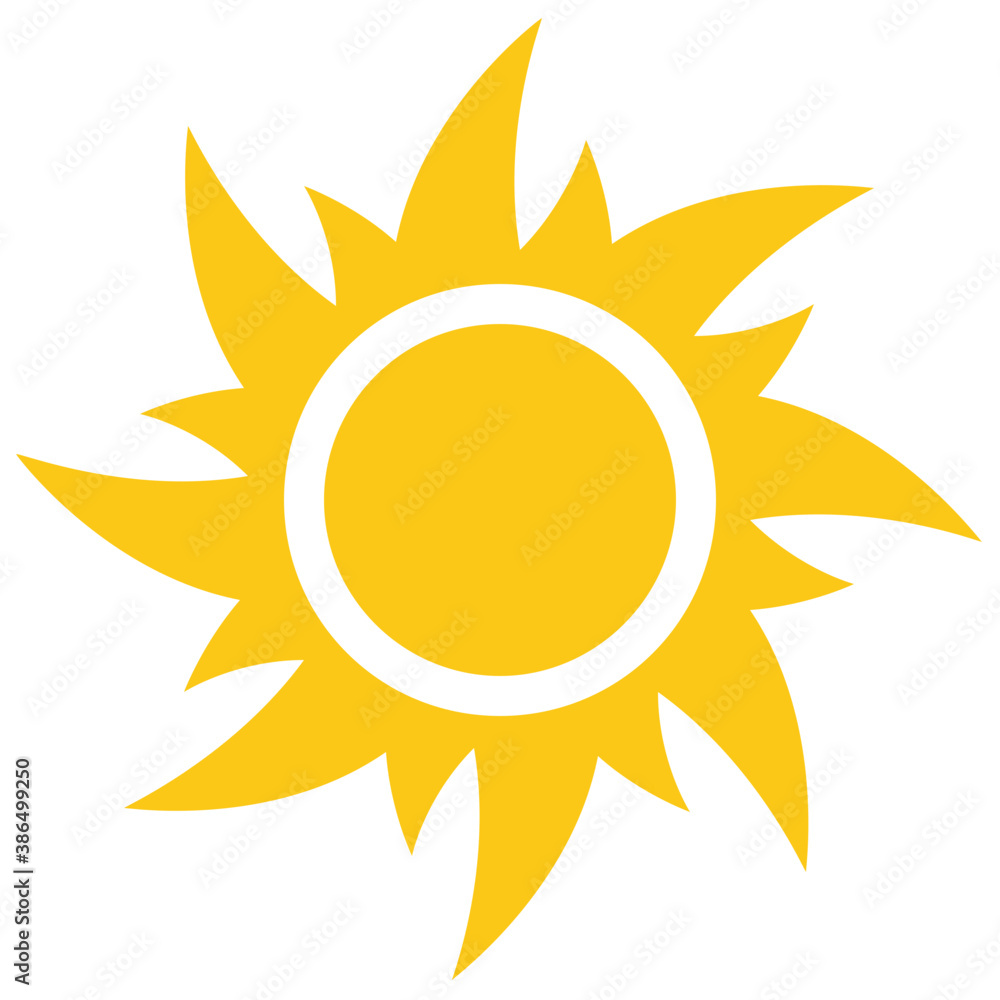 Flower like sun with thin and thick rays giving the symbol of mayan sun
Flower like sun with thin and thick rays giving the symbol of mayan sun