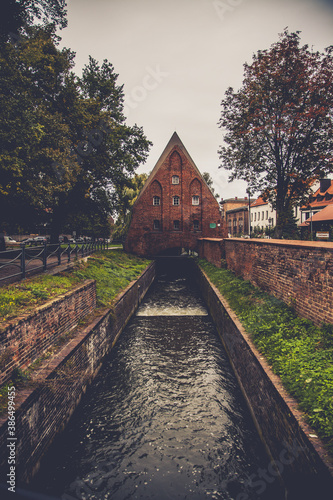 Old Mill in the Polish city of Gdansk