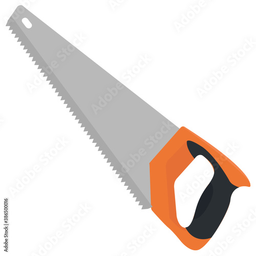 
A woodcutting tool, hand saw
