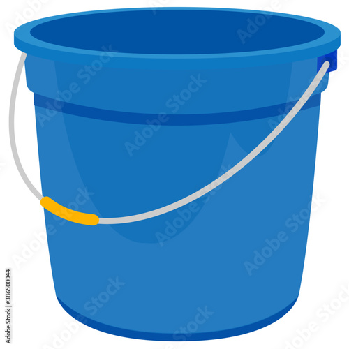 
Plastic container with steel handler offering pail concept 
