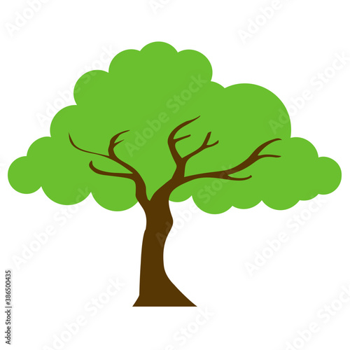  Tree with single leaf structure as one leaf on one stem  this is apple tree icon  
