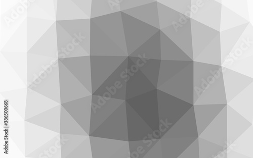 Fototapeta Naklejka Na Ścianę i Meble -  Light Silver, Gray vector blurry triangle pattern.