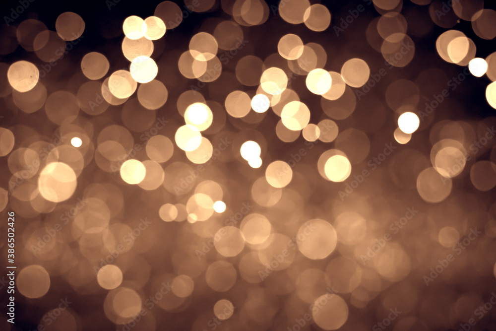 Golden light bokeh Golden light bokeh