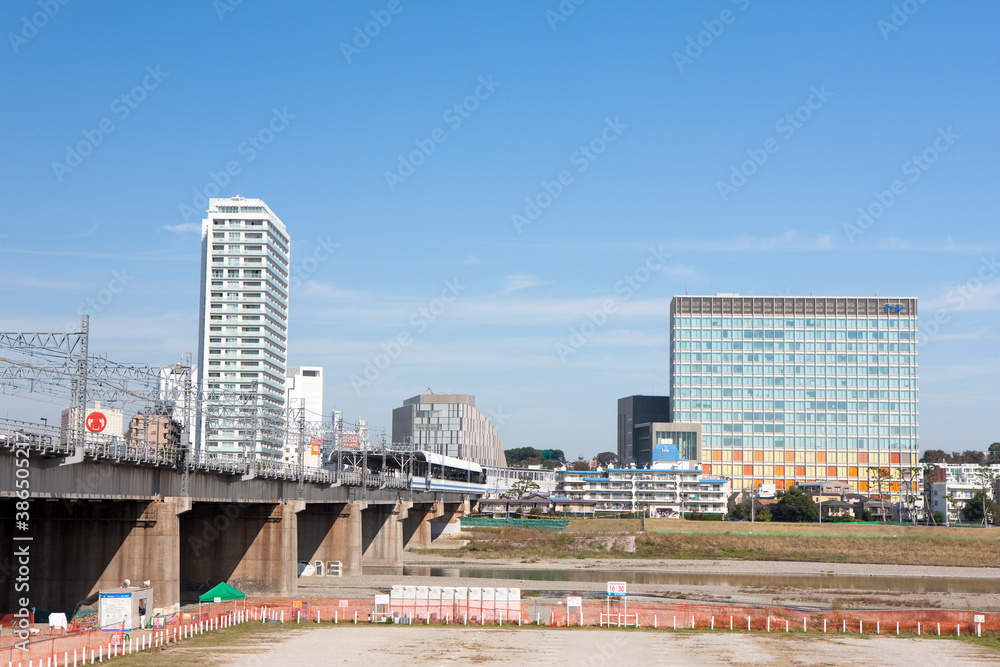 Obraz premium 二子玉川の全景