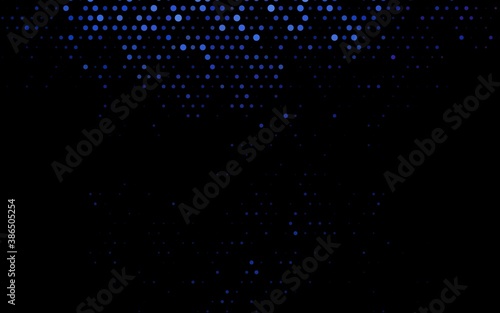 Dark BLUE vector pattern with spheres.