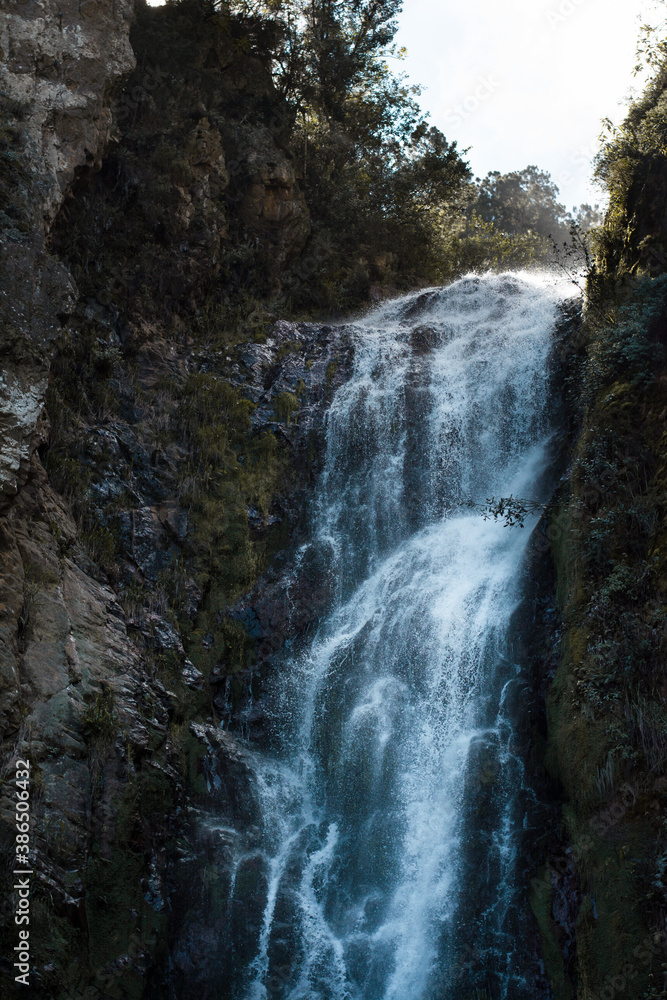 waterfall in the caribbean