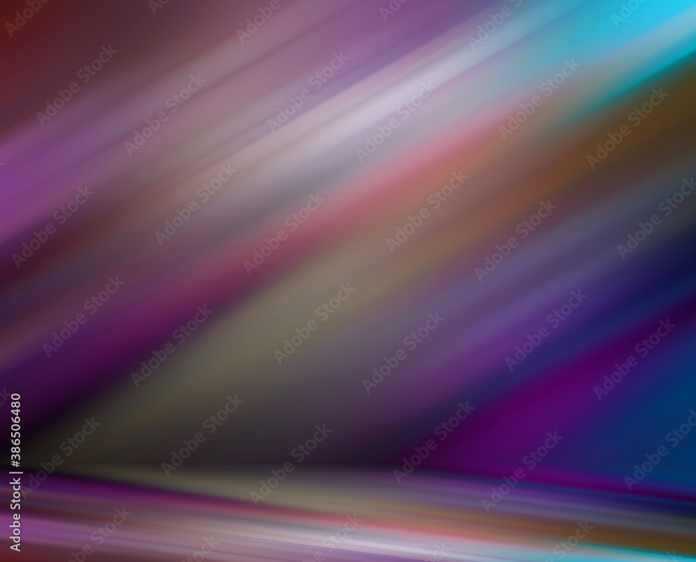 Abstract multicolor pink blue blurred neon background.