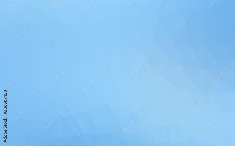 Light BLUE vector shining triangular template. Light BLUE vector shining triangular template.