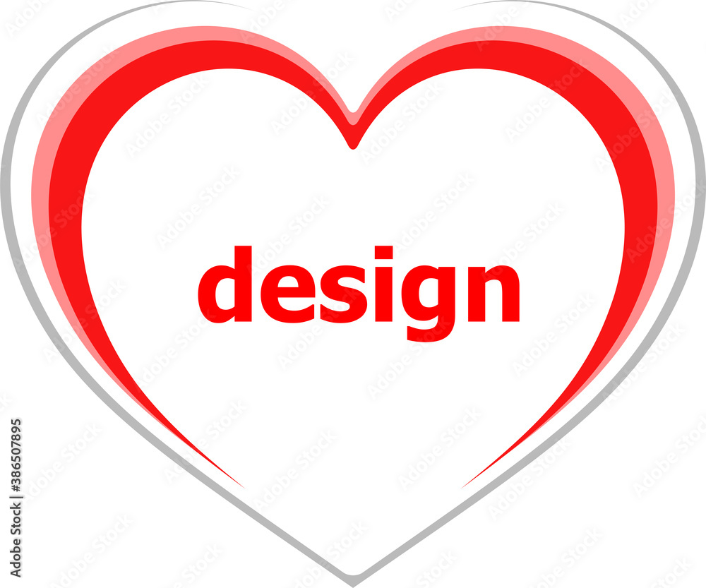 Text Design. web design concept