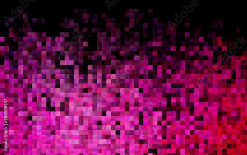 Dark Pink vector texture in rectangular style.
