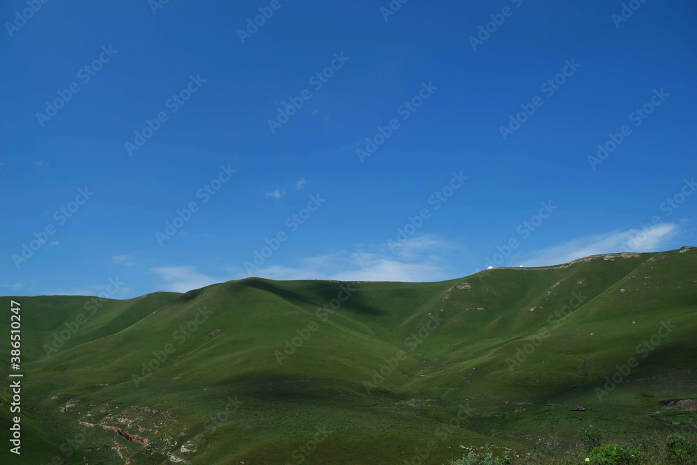 Mountain view. Mountains of the North Caucasus in summer