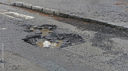 Street pothole