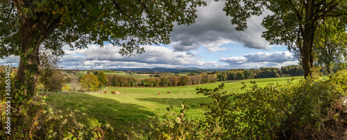 Rilhac Treignac (Corrèze, France) - Vue panoramique sur les Monédières
