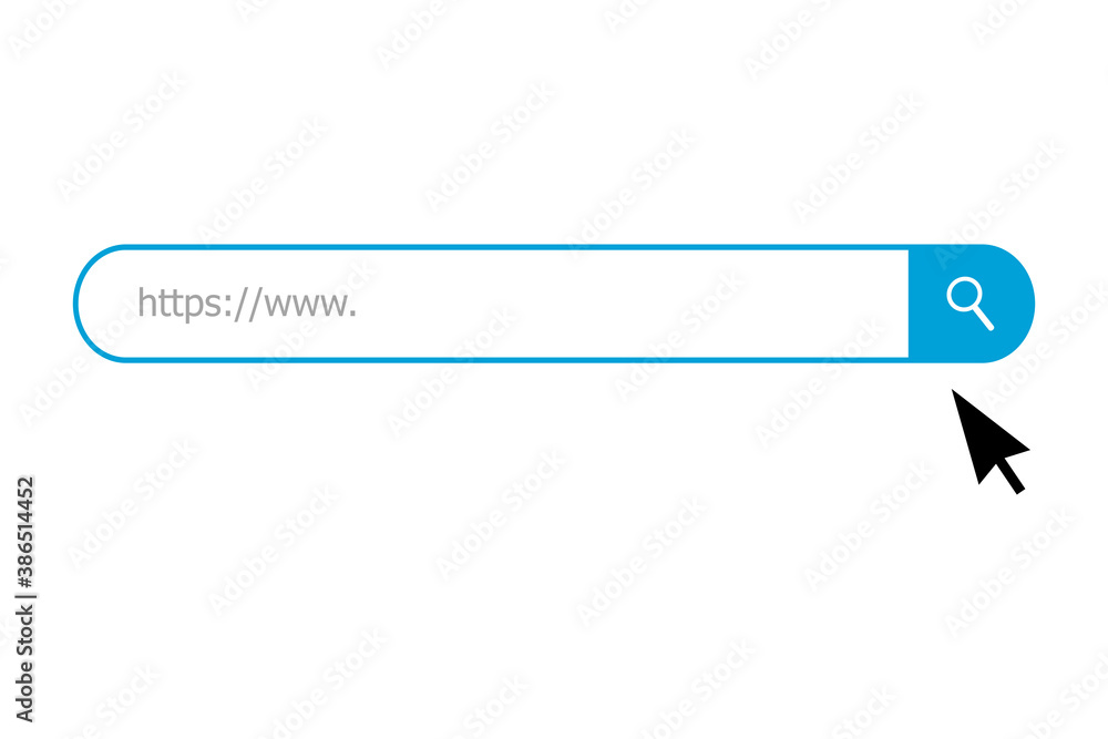Search bar vector icons. Vector illustration Search bar vector icons. Vector illustration