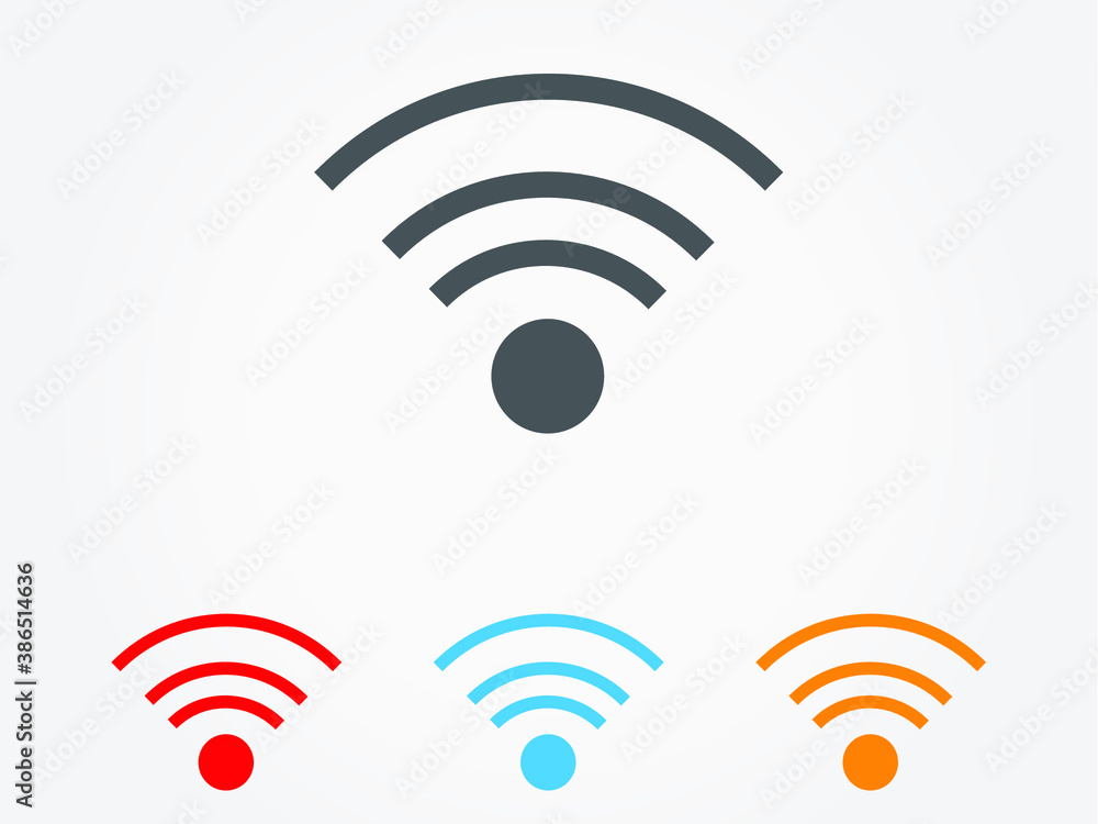 Wi-fi icon vector illustration eps10 Wi-fi icon vector illustration eps10