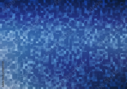 Light BLUE vector texture in rectangular style.