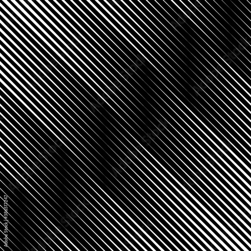 Diagonal stripes ornate. Lines pattern. Striped image. Linear background. Strokes ornament. Abstract wallpaper. Modern halftone backdrop. Digital paper, web design, textile print. Vector artwork