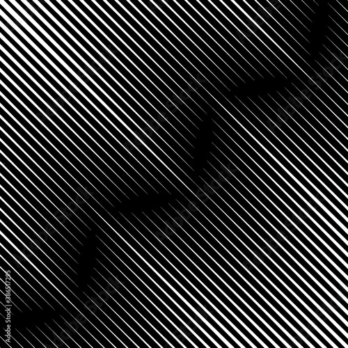 Lines pattern. Diagonal stripes illustration. Striped image. Linear background. Strokes ornament. Abstract wallpaper. Modern halftone backdrop. Digital paper, web design, textile print. Vector work