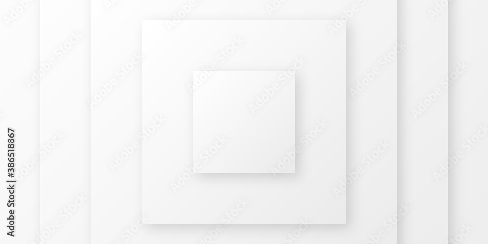 Simple minimalist abstract white background with square shapes Simple minimalist abstract white background with square shapes