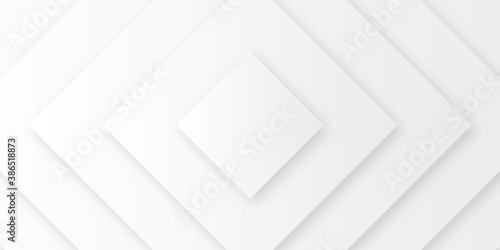 Simple minimalist abstract white background with square shapes