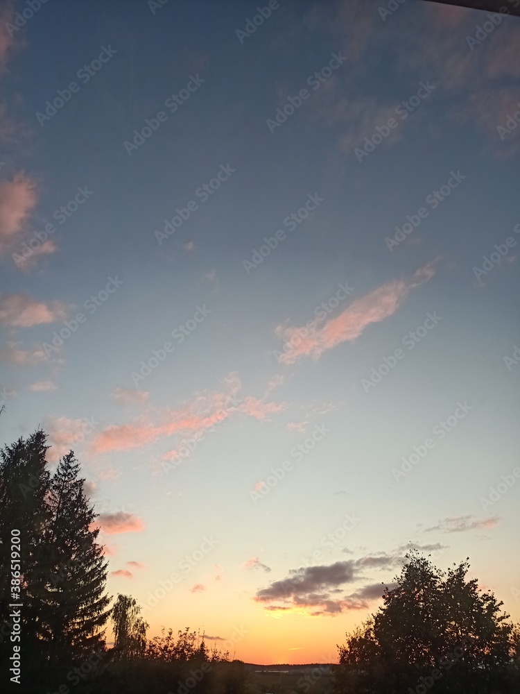 Obraz premium sunset in the sky