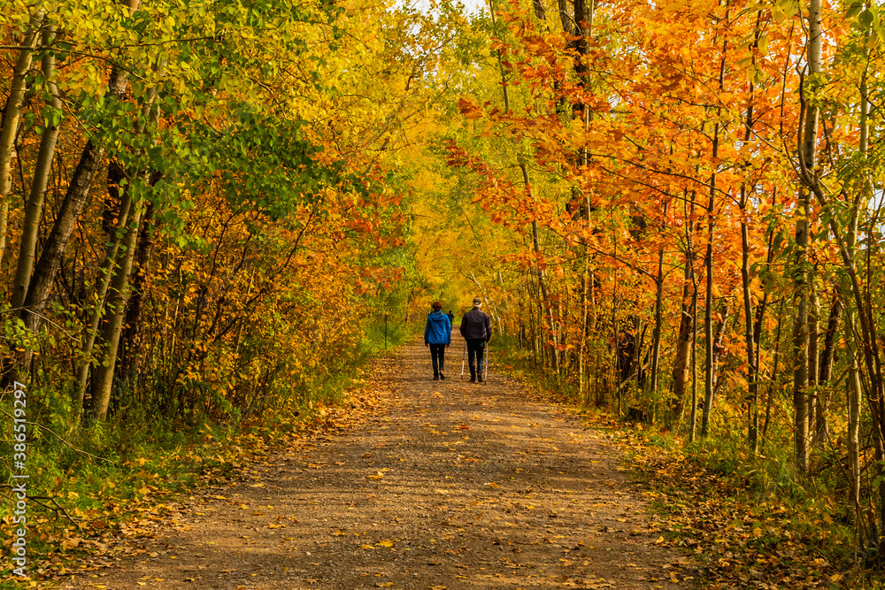Cloudly day of autumn in Quebec city Cloudly day of autumn in Quebec city