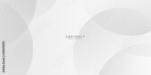 White abstract background vector with wavy simple curve