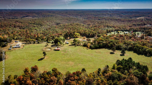 farm in Missouri drone aerial photography
